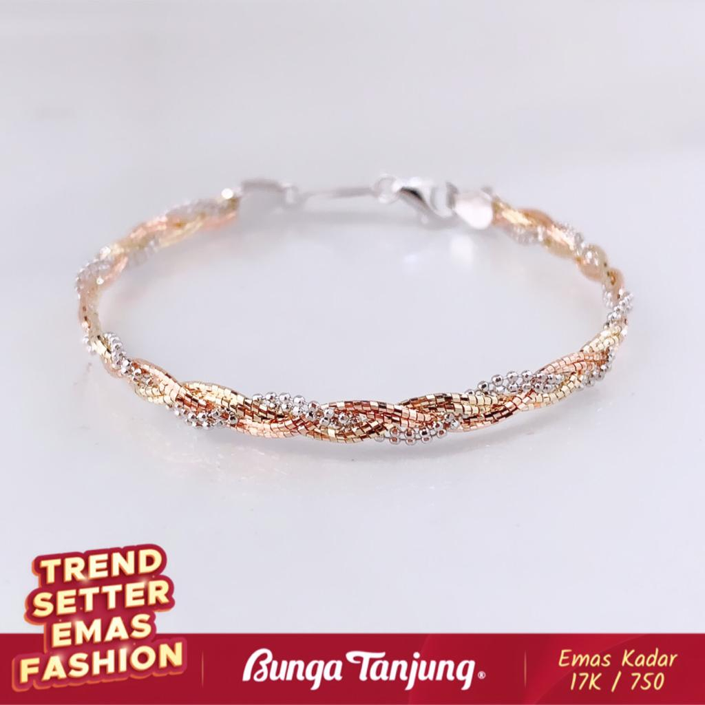 Jual Gelang Choker Merica Kepang Emas 17k Bunga Tanjung Gold Shopee Indonesia 8218