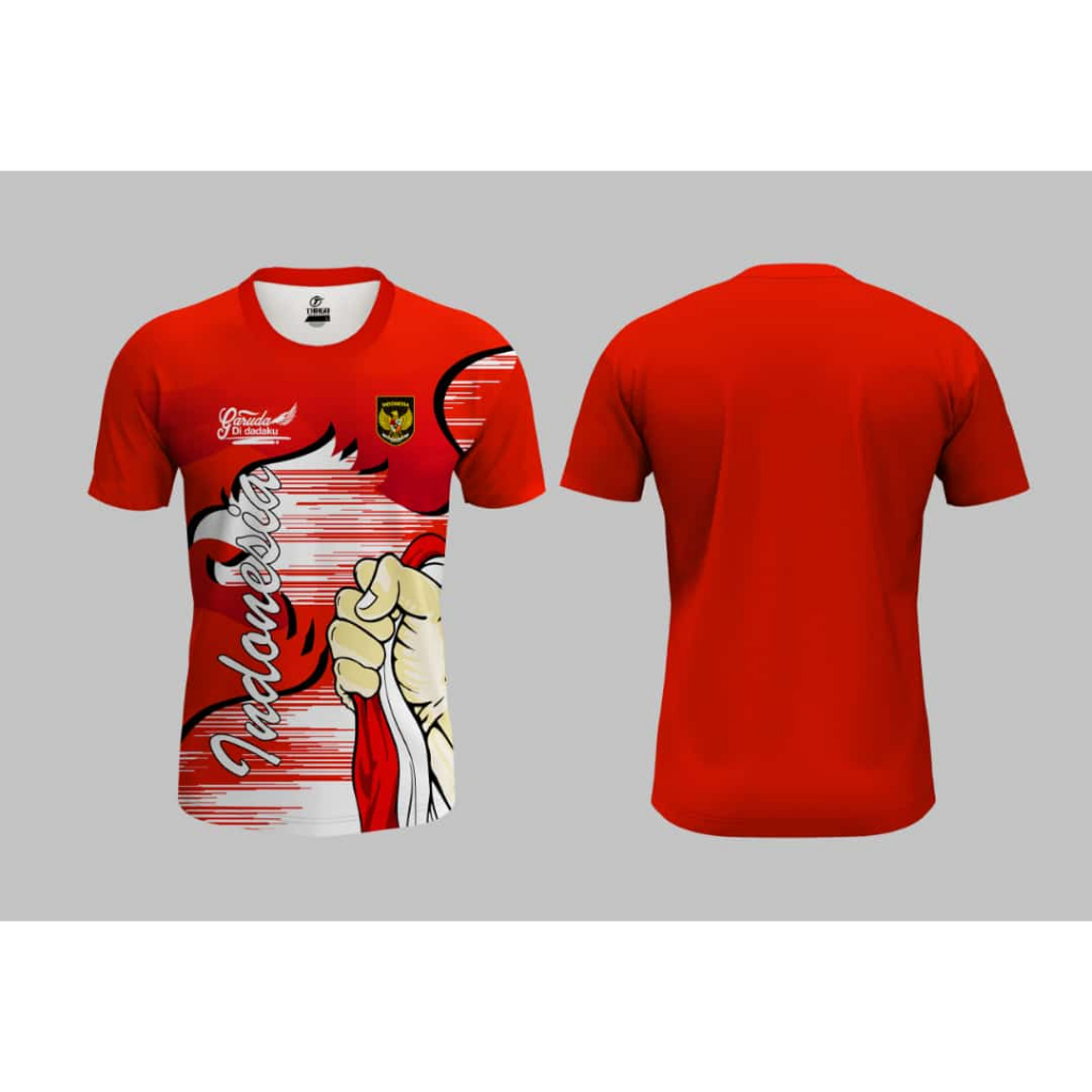 Jual KAOS SERAGAM AGUSTUSAN/BAJU GAMBAR GARUDA/JERSEY OLAHRAGA ...