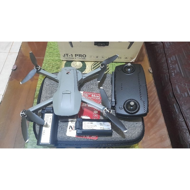 Jual POLLTAR JT1 PRO Drone GPS 2Axis Gimbal 4K, 2 Battery Shopee