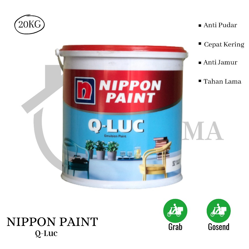 Jual CAT TEMBOK NIPPON PAINT QLUC 18KG Shopee Indonesia