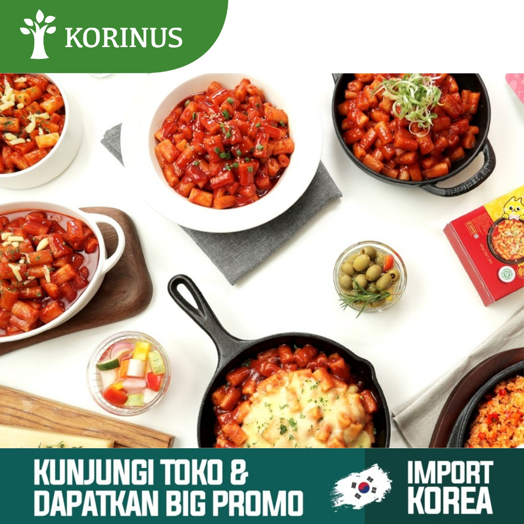 Jual Korinus K - Bunsik Tokpoki / Tteokbokki / Toppoki / Tok-Poki Pedas ...