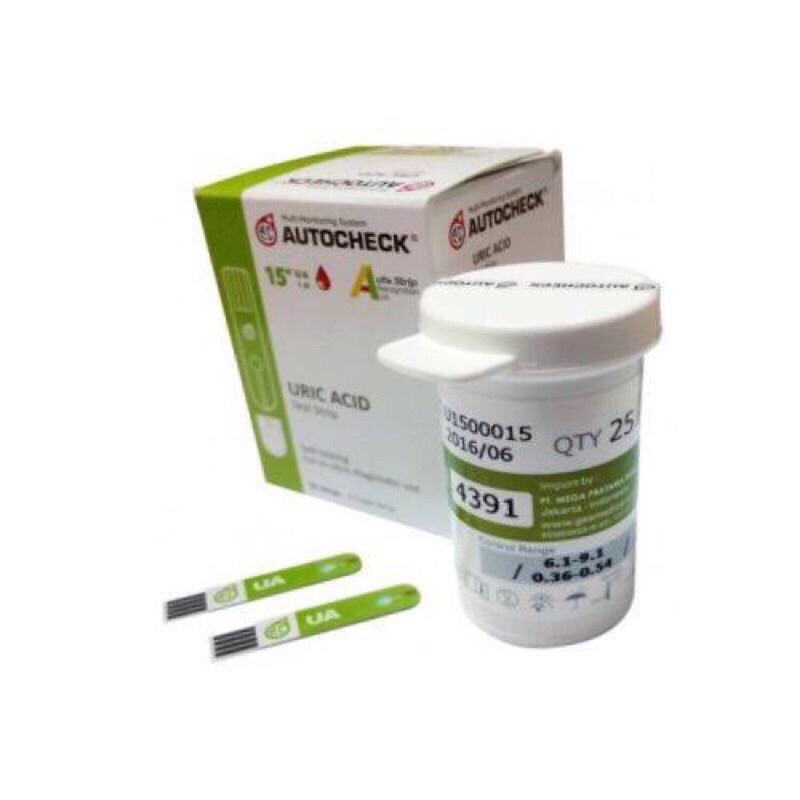 Jual STRIP AUTOCHECK GULA DARAH KOLESTROL CHOLESTER ASAM URAT STRIP CEK ...