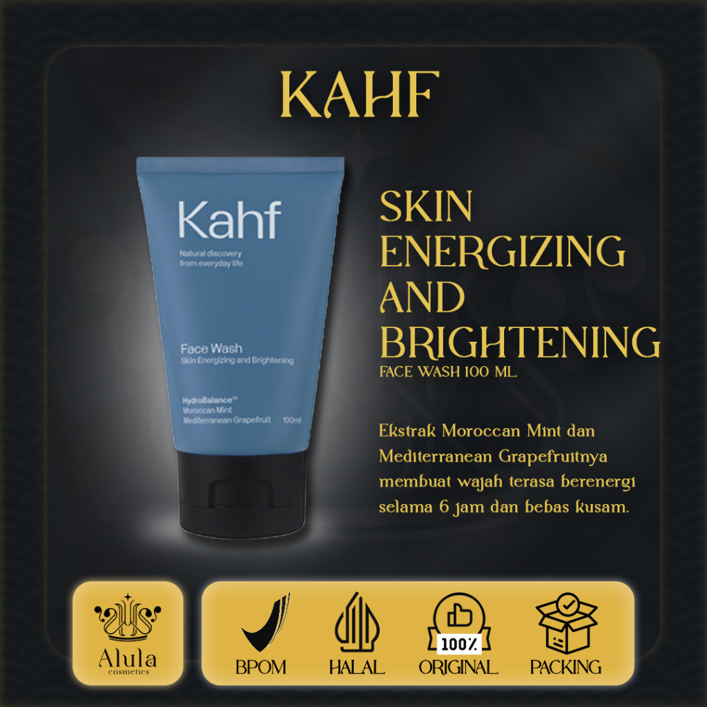 Jual Kahf Skin Energizing And Brightening Face Wash 100 Ml Shopee Indonesia