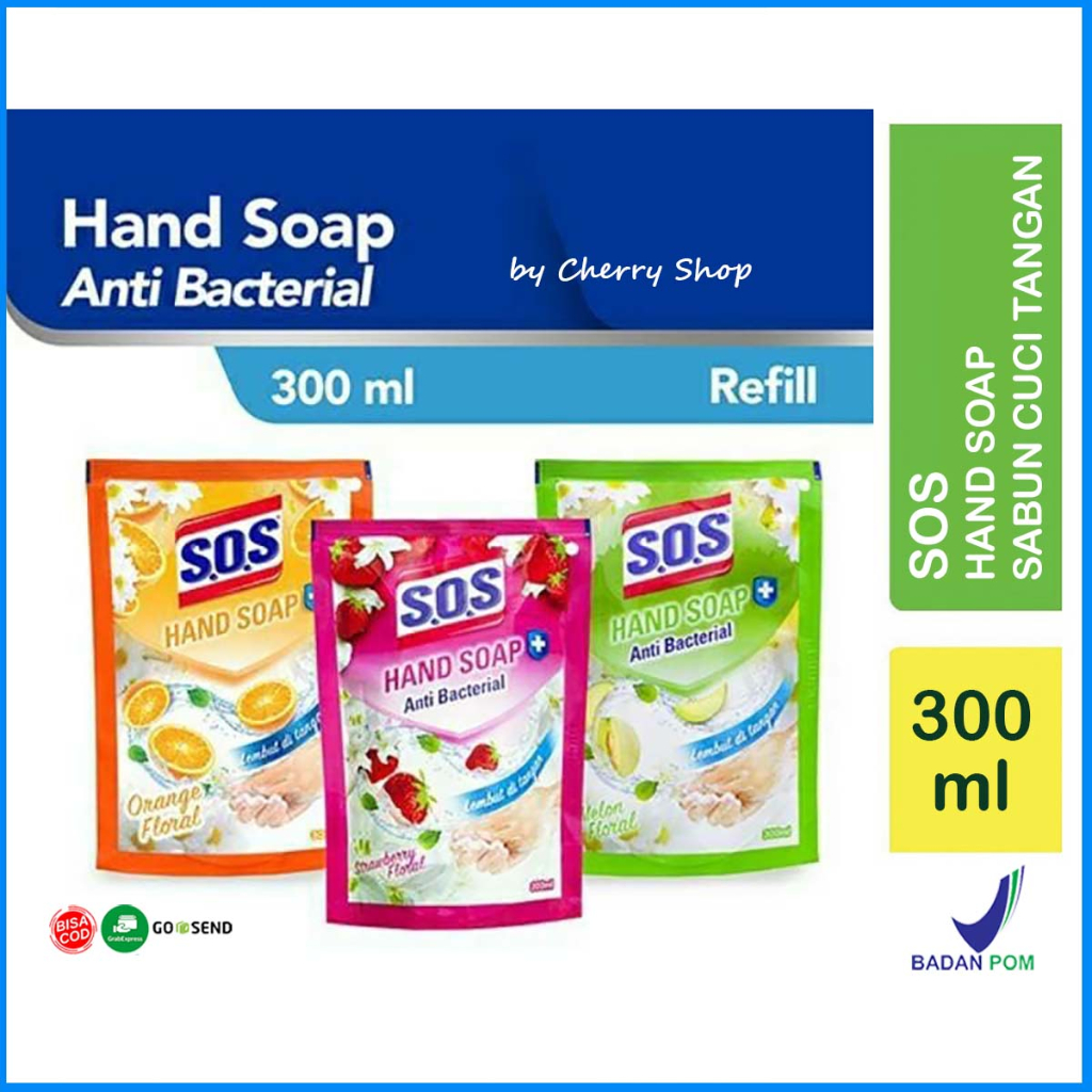 Jual Sabun Cuci Tangan Refill Ml Bpom Sos Hand Wash Sabun Cuci