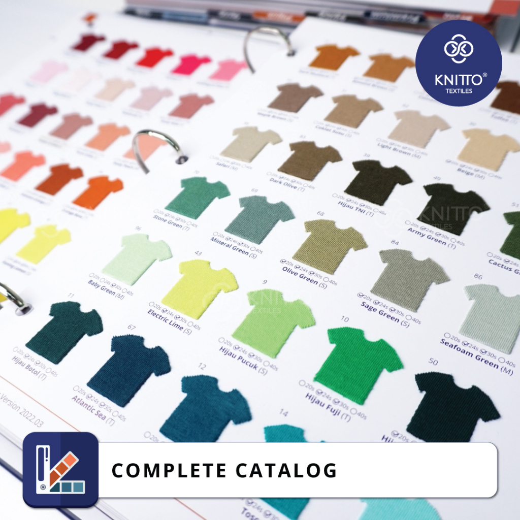 Jual COMPLETE CATALOG KNITTO TEXTILES | Shopee Indonesia
