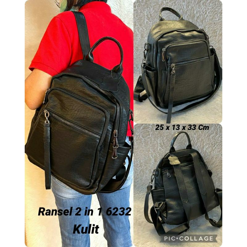 Jual Tas Ransel Fashion 2in1 Keren | Shopee Indonesia