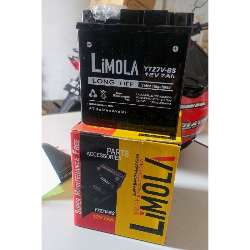 Jual Aki Limola YTZ7V, Yamaha NMax lama ( Distributor Aki Limola U