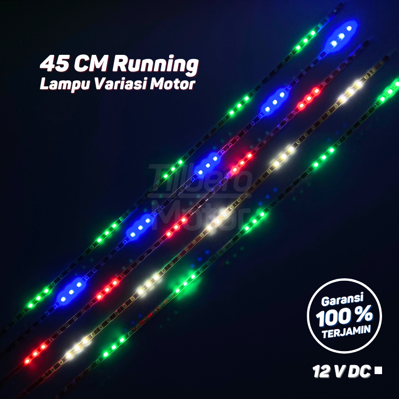 Jual Lampu Alis LED Running 45 CM Kedip DRL Elastis RGB Fleksibel Strip ...