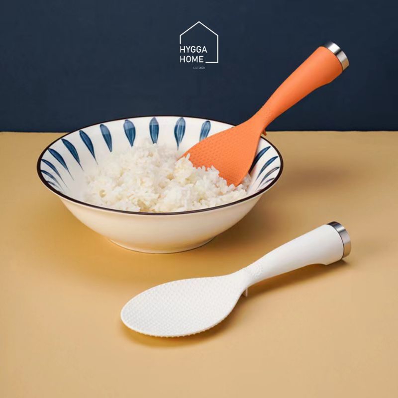 Jual Hygga Home Standing Rice Spoon Centong Nasi Berdiri Anti Lengket ...