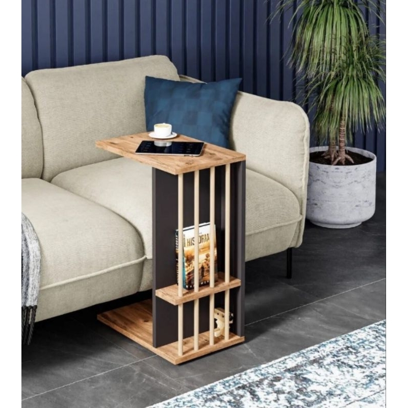 Jual Wheeled Side Table Sofa Table C Table Nesting Table Service Table ...
