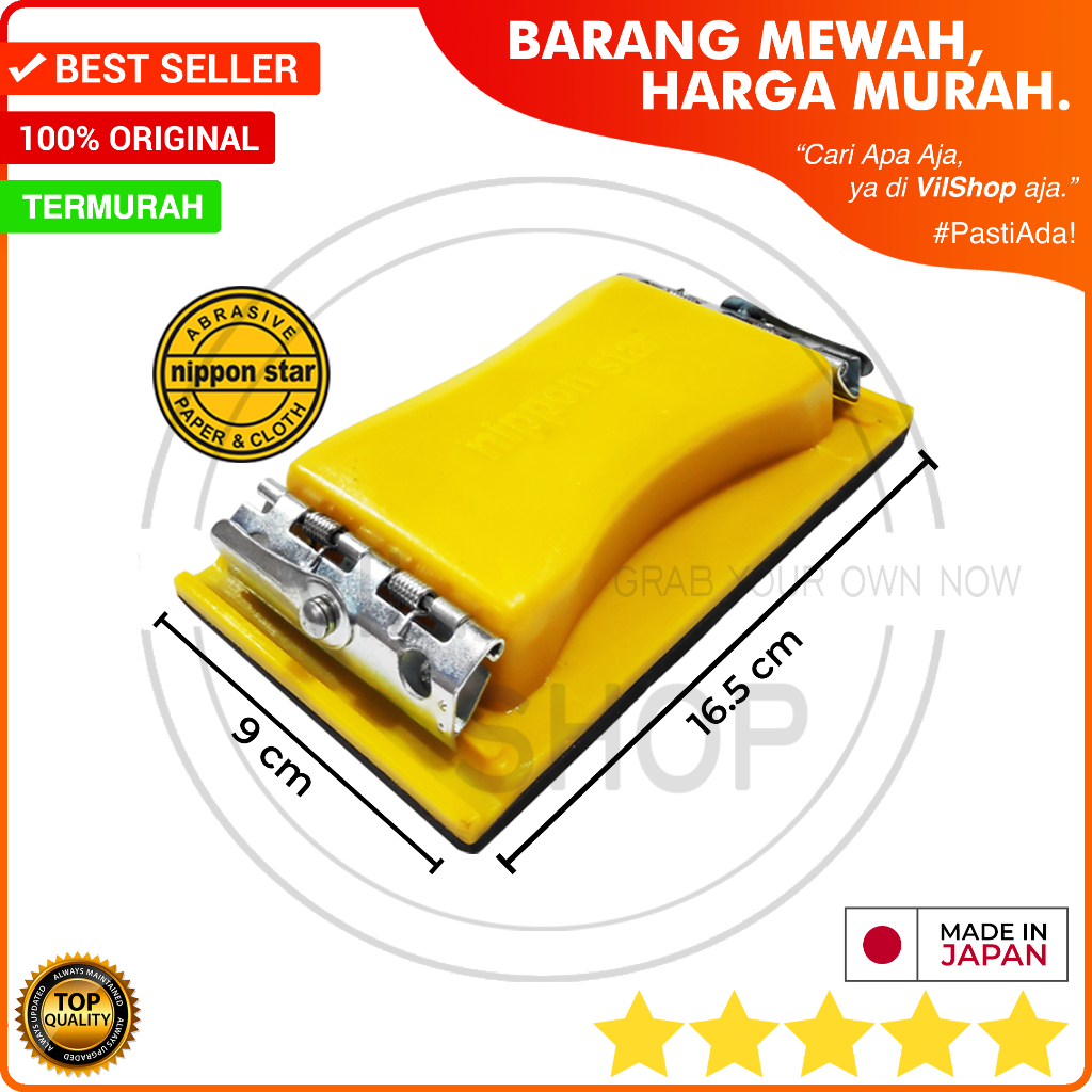 Jual NIPPON STAR SANDING BLOK SANDER SANDDER TATAKAN AMPLAS PASANGAN