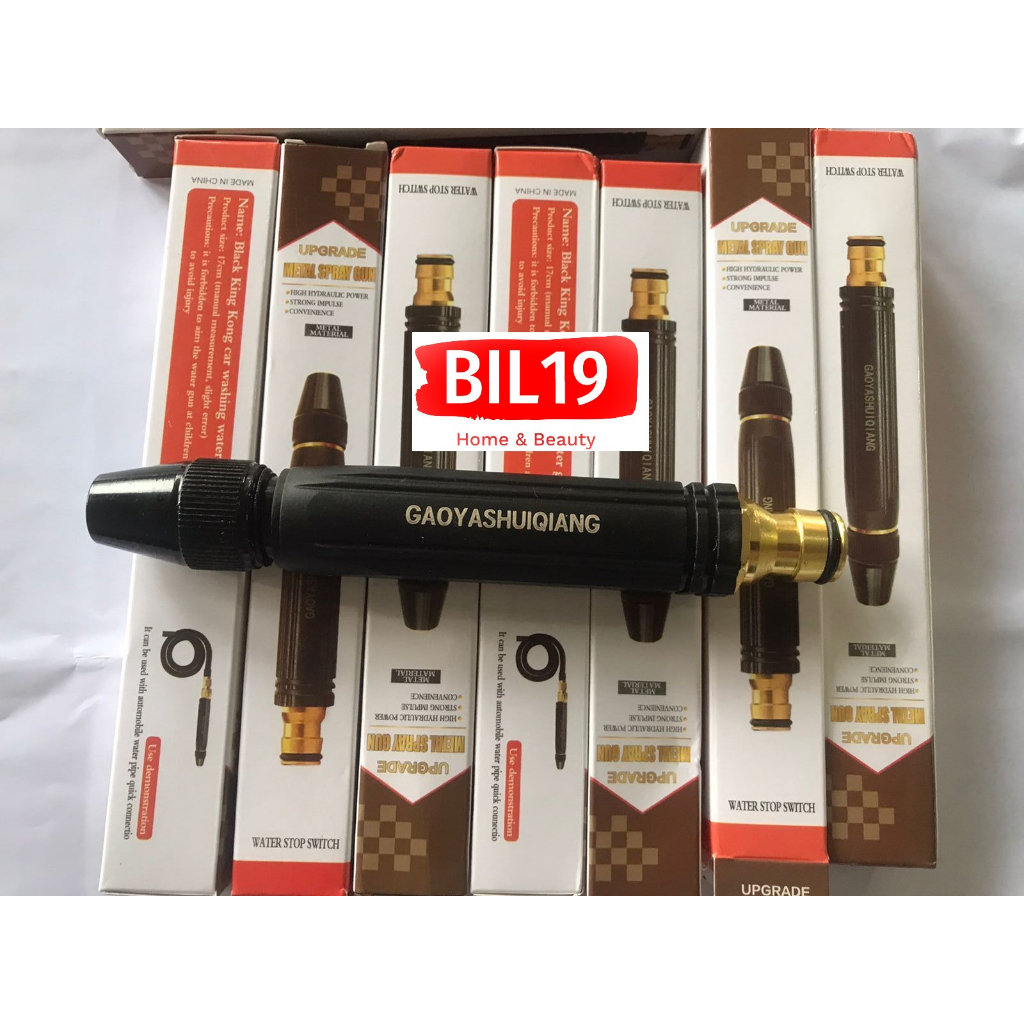 Semprotan Tanaman Selang Manual Tekanan Tinggi 1 SET Mesin Cuci Mobil Pistol Air Sprayer Set Tugas Berat Irigasi