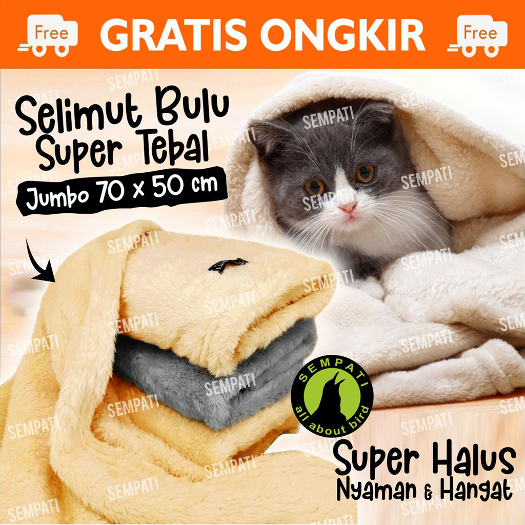 Jual Selimut Alas Tidur Hewan Kucing Anjing Kitten Adult Anabul Tempat Tidur Kain Alas Selimut