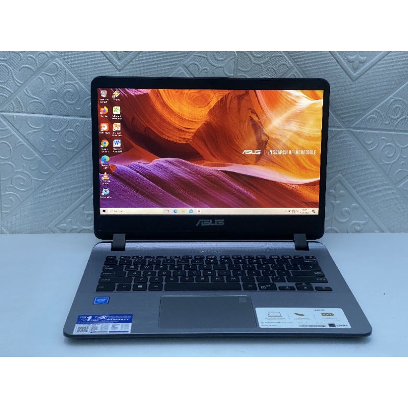 Jual LAPTOP ASUS A407M INTEL N4000 RAM 4GB 1 TB HARDISK Shopee Indonesia