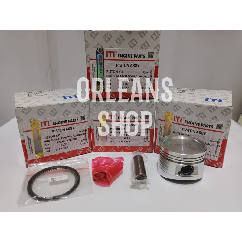 Jual PISTON KIT KZL BEAT F1 SPACY F1 VARIO 110 F1 SCOOPY F1 KZL NON ESP