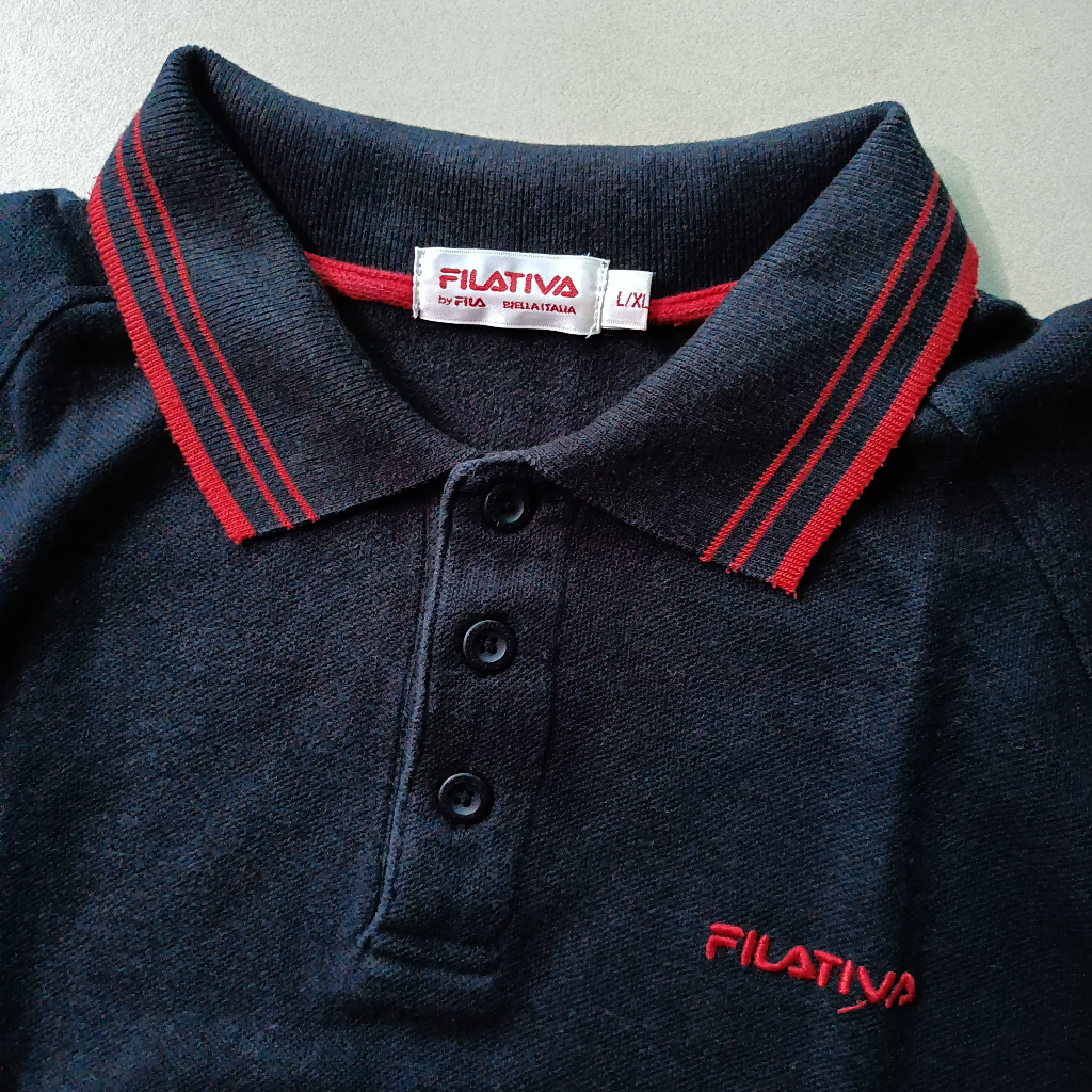 Jual Polo Filativa by Fila Hitam Second Original Shopee Indonesia