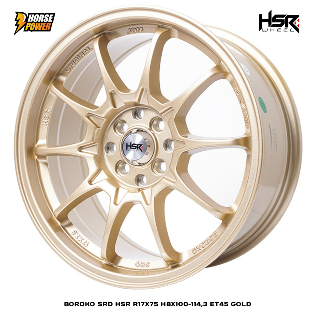 Jual Velg Mobil R17 • Hsr Wheel Boroko Srd • Untuk Mobil 4 Baut Roda ...