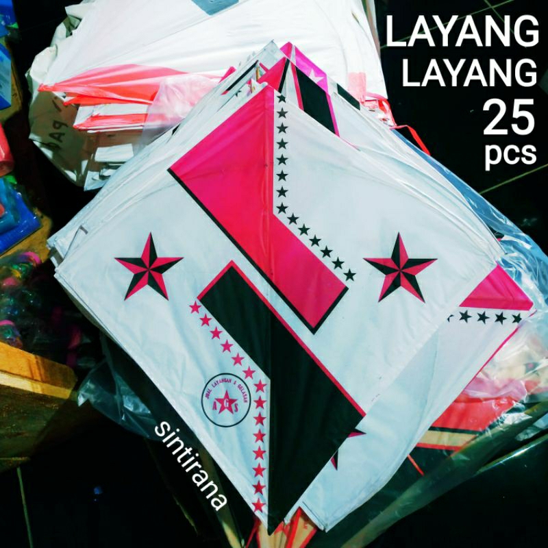 Jual Layangan Aduan 25pcs Layang Layang Kertas | Shopee Indonesia