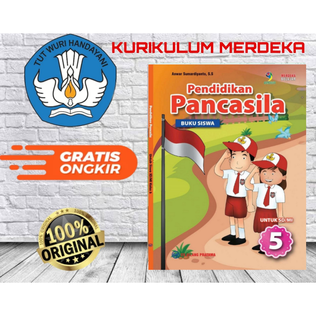 Jual Buku Siswa Pendidikan Pancasila Untuk Siswa Sd Mi Kelas 5