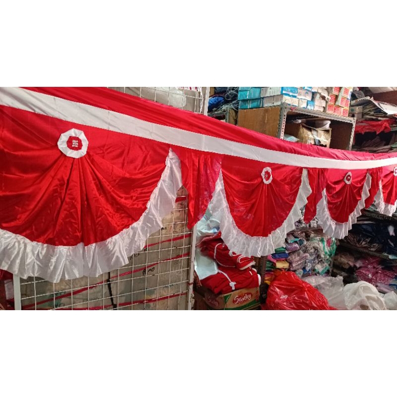 Jual Grosir Bendera Indonesia Merah Putih Garuda 5 / 4 / 3 Lengkung ...