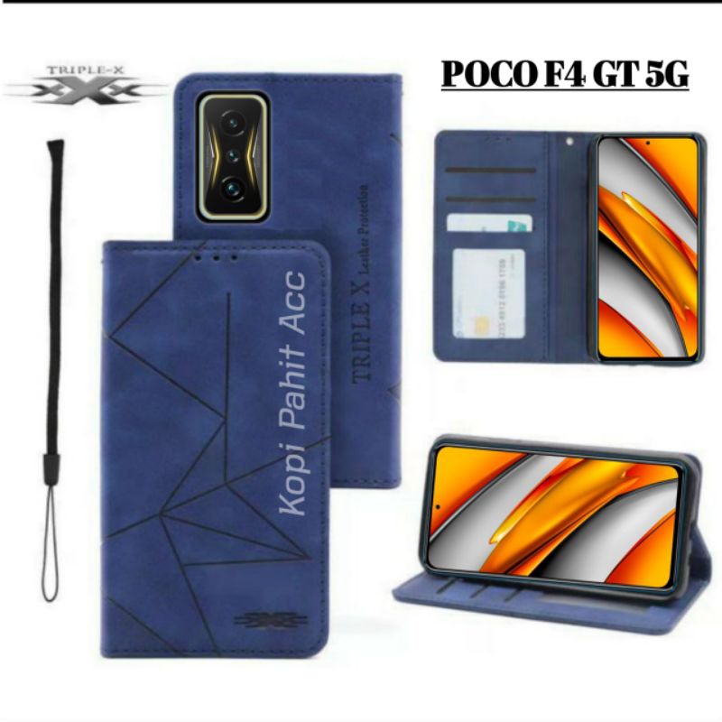 Custodia TIANCI Portafoglio Per Xiaomi Poco F4, In Pelle PU Con Supporto E Slot Per Carte, Flip Case Antiurto - 2