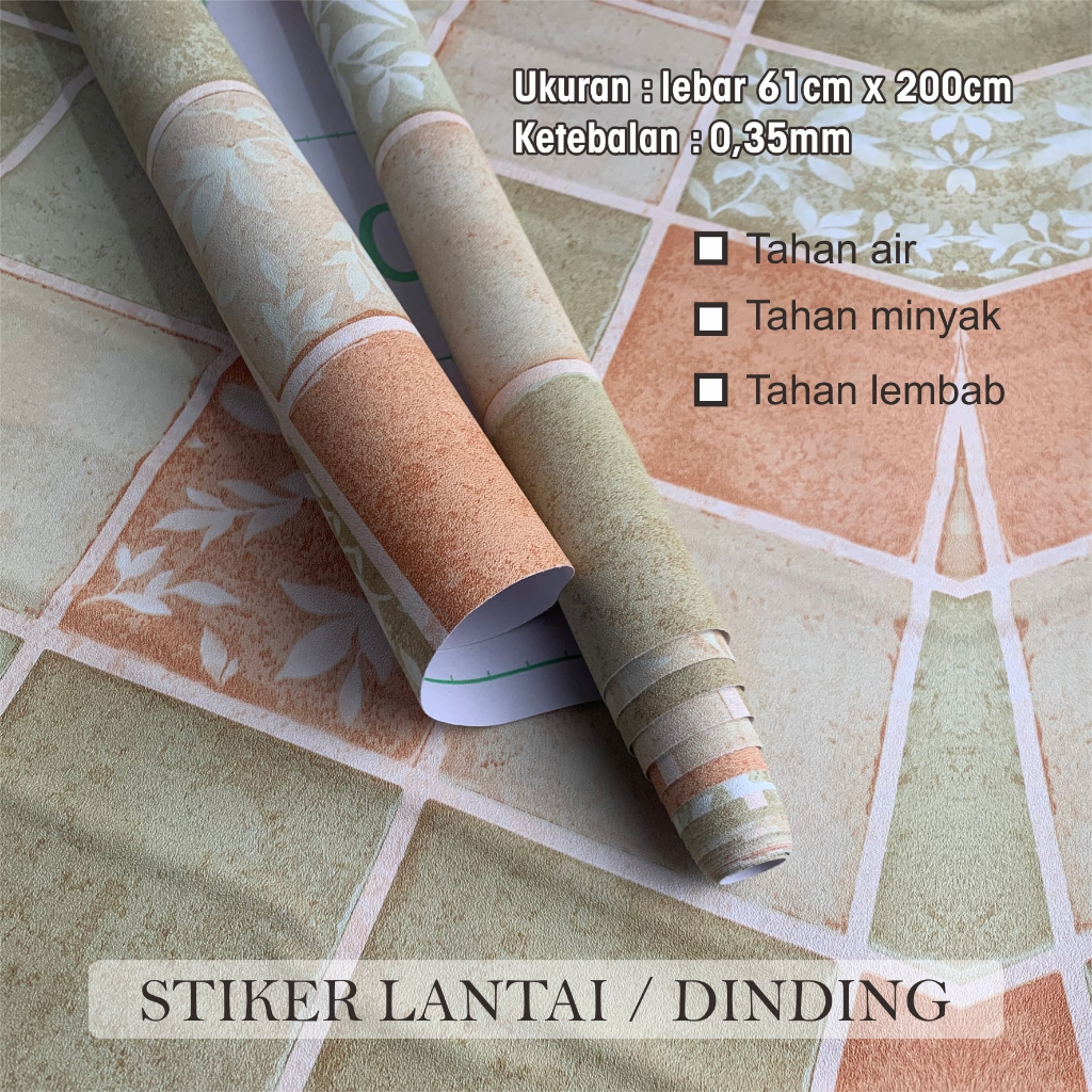 Jual Stiker Dinding Motif Hijau Rumput/Wallpaper Dinding/Stiker Lantai