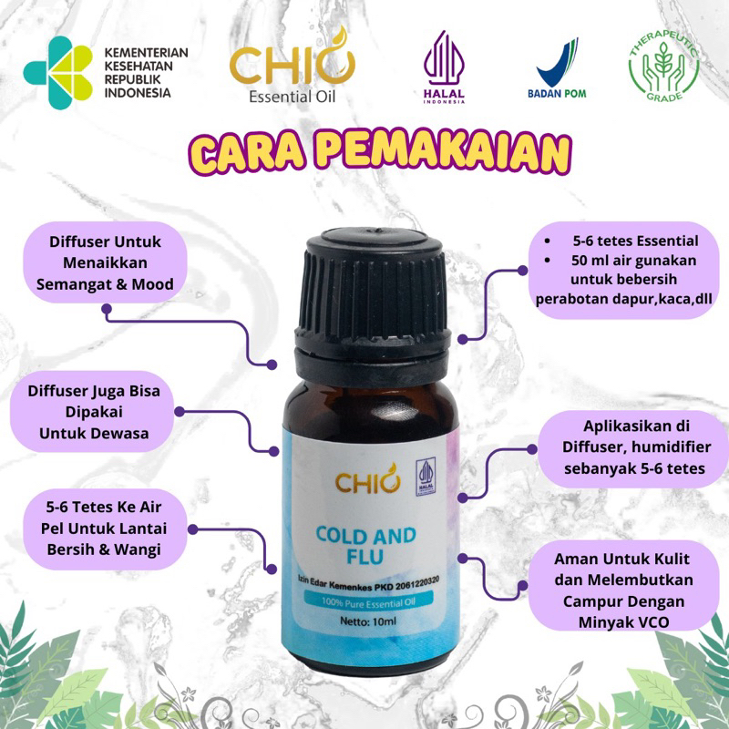 Jual Chio Essential Oil Aromaterapi 10ml | minyak atsiri essential oil ...
