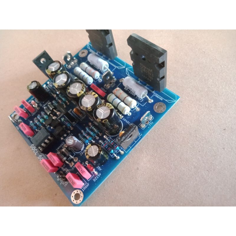 Jual kit driver socl 506 TEF modif Balap komponen original pcb doble