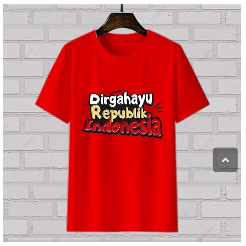 Jual kaos Sablon Tema Agustusan Bisa Pake Nama Shopee Indonesia