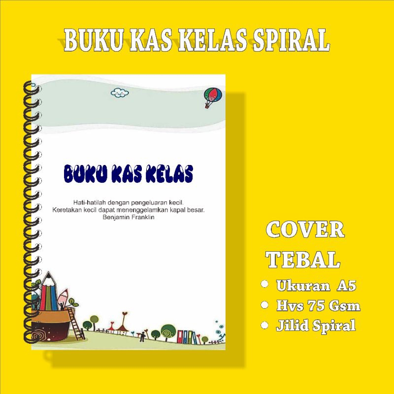 Jual BUKU SPIRAL KAS KELAS DAN EKSTRAKULIKULER Shopee Indonesia