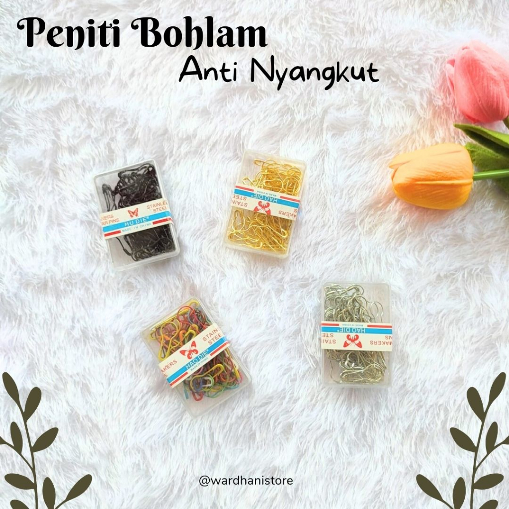Jual Peniti Hijab Anti Nyangkut | PENITI BOHLAM/LABU ANTI KARAT ...
