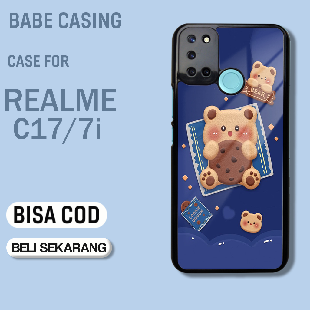 Jual Case Realme 7i /C17 Casing Realme 7i /C17 Bear 02 Hardcase