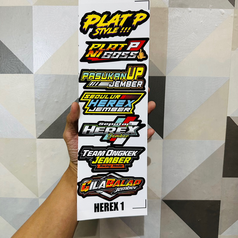 Jual Stiker Pack Herex Shopee Indonesia