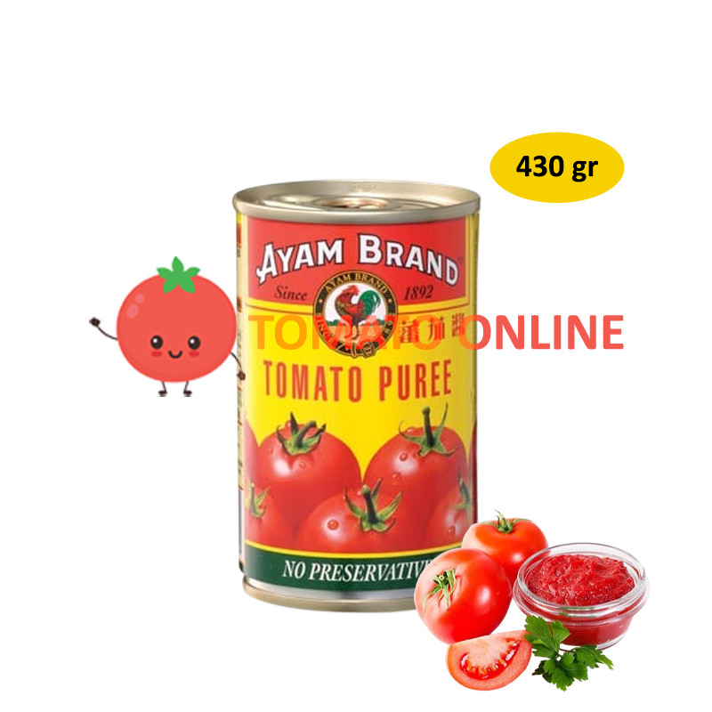 Jual Ayam Brand / Pure Tomat Tomato Puree Pasta Tomat/ 430 g gr gram