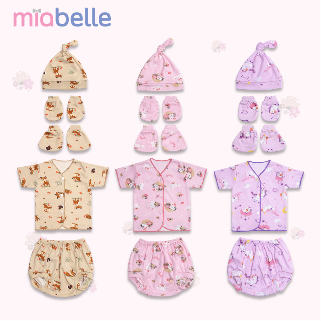 Jual Miabelle Newborn Set Dolce 4in1 - Baju Bayi | Shopee Indonesia