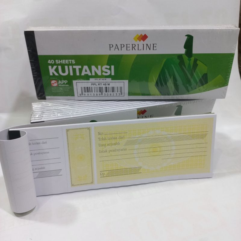 Jual Kuitansi Paperline 40sheets Isi 10 Buku Shopee Indonesia