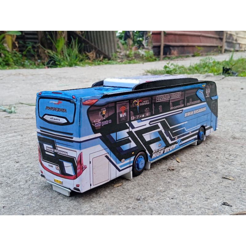 Jual PAPERCRAFT BUS BERKAH BERSAUDARA 