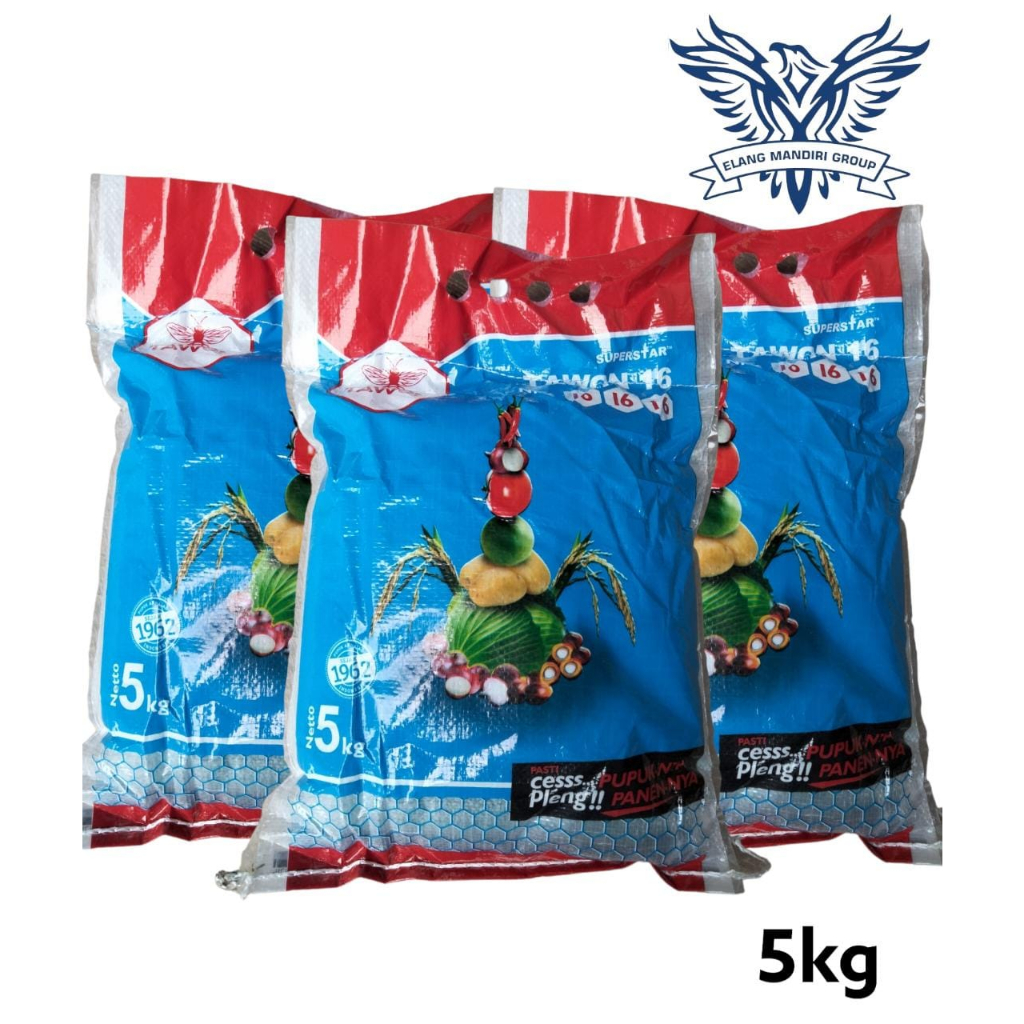 Pupuk TAWON NPK 16 16 16 BERAT 5 KG KEMASAN mutiara 16