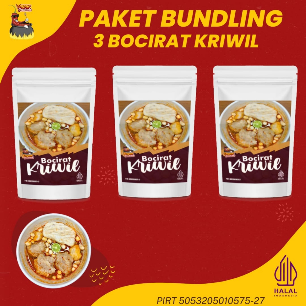 Jual Paket Hemat 3 Bocirat Kriwil Jumbo Tulang Rangu Baso Aci Urat