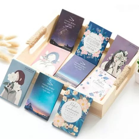 Kertas Linen Tissue Penyerap Minyak Wajah 50Pcs Menyerap Minyak kode 57