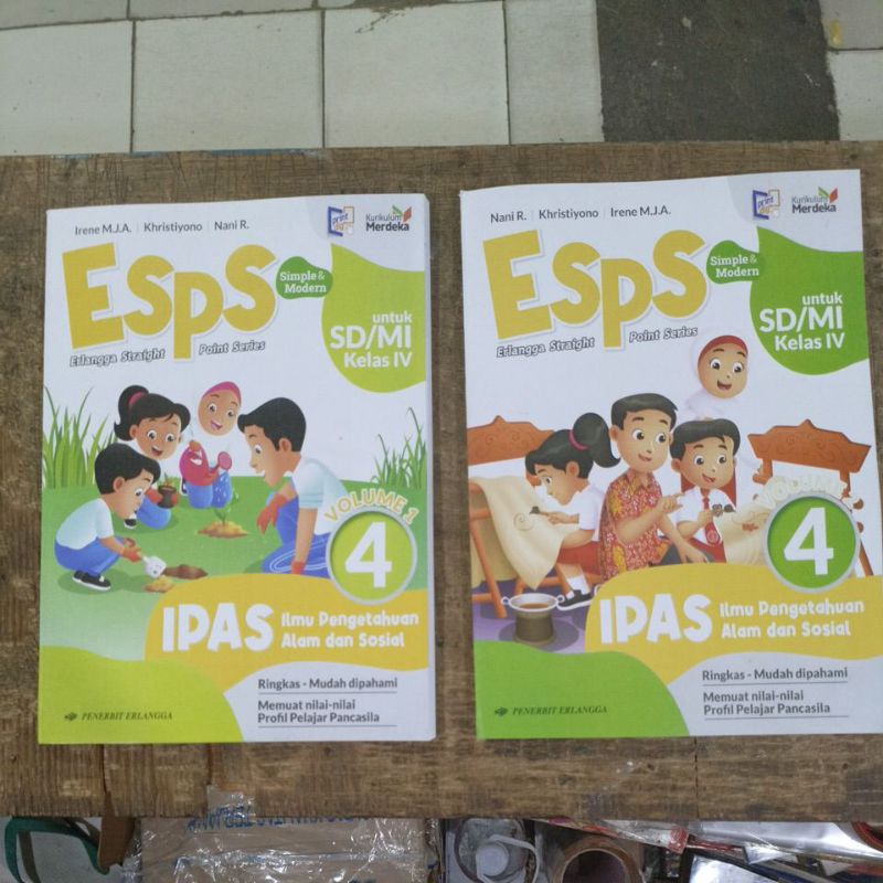 Jual ESPS IPAS VOLUME 1 DAN IPAS VOLUME 2 UNTUK SD & MI KELAS 4 ...