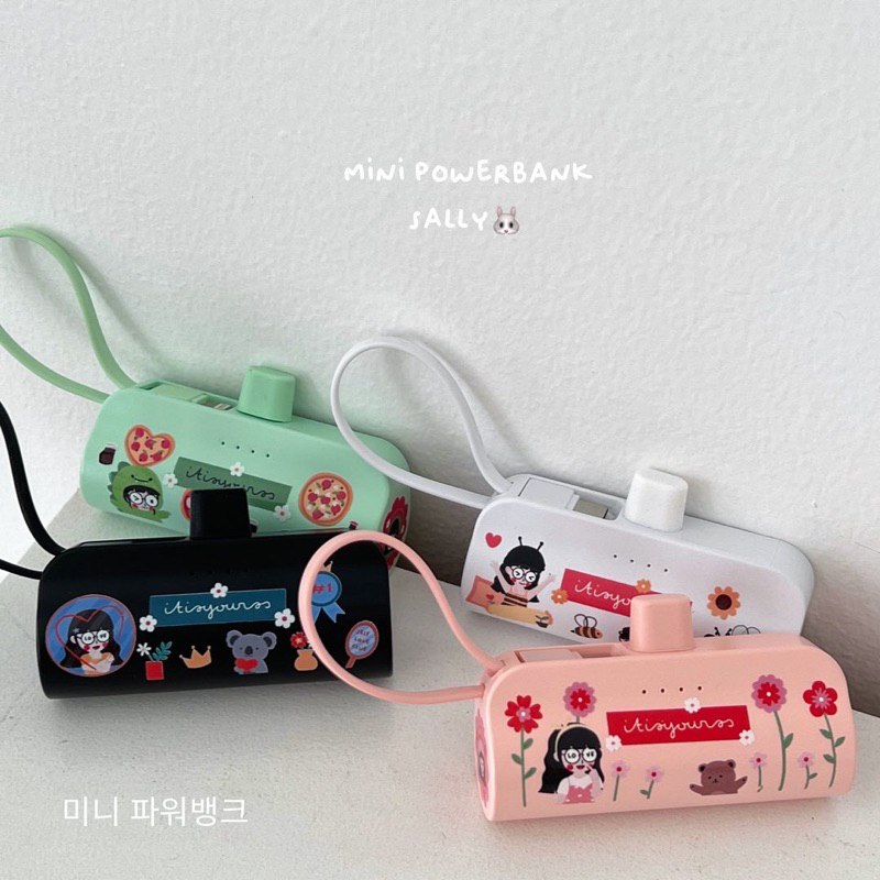 Jual Mini Power Bank Sally Power Bank Mini Power Bank Lucu Shopee