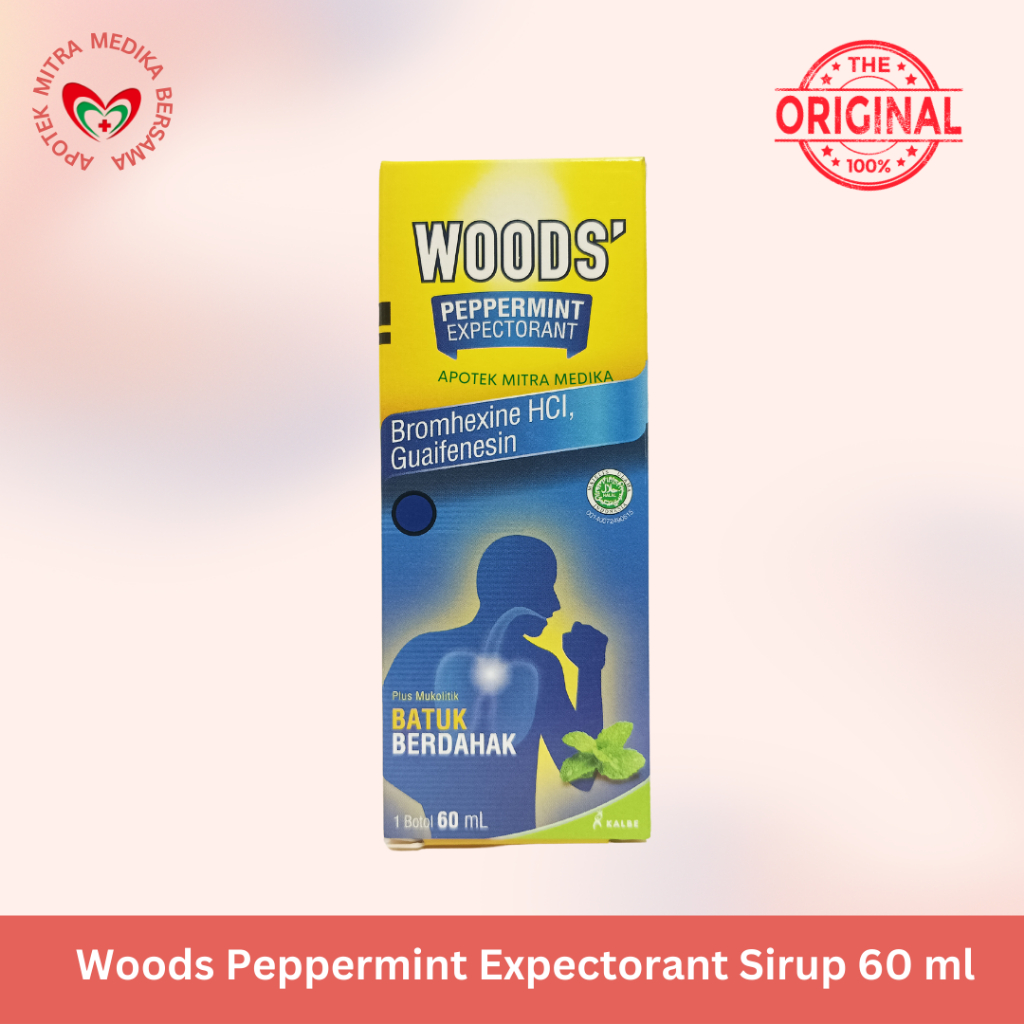 Jual Woods Peppermint Expectorant Sirup 60 ml Shopee Indonesia