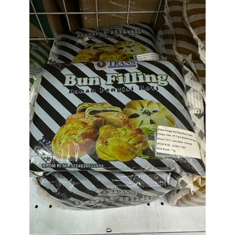 Jual Trans bun filling Black Sesame/wijen hitam 1kg | Shopee Indonesia