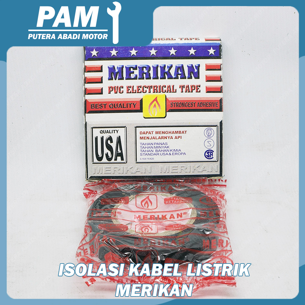 Jual Isolasi Listrik Merikan Solasi Listrik Merikan Electrical Tape ...