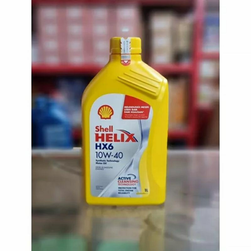 Jual Oli Mesin Mobil Shell Helix HX6 10W-40 (1L) | Shopee Indonesia
