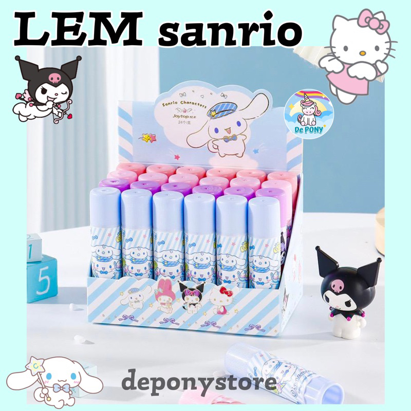 Jual Lem kertas Sanrio Melody Kuromi Cinnamonroll | Shopee Indonesia