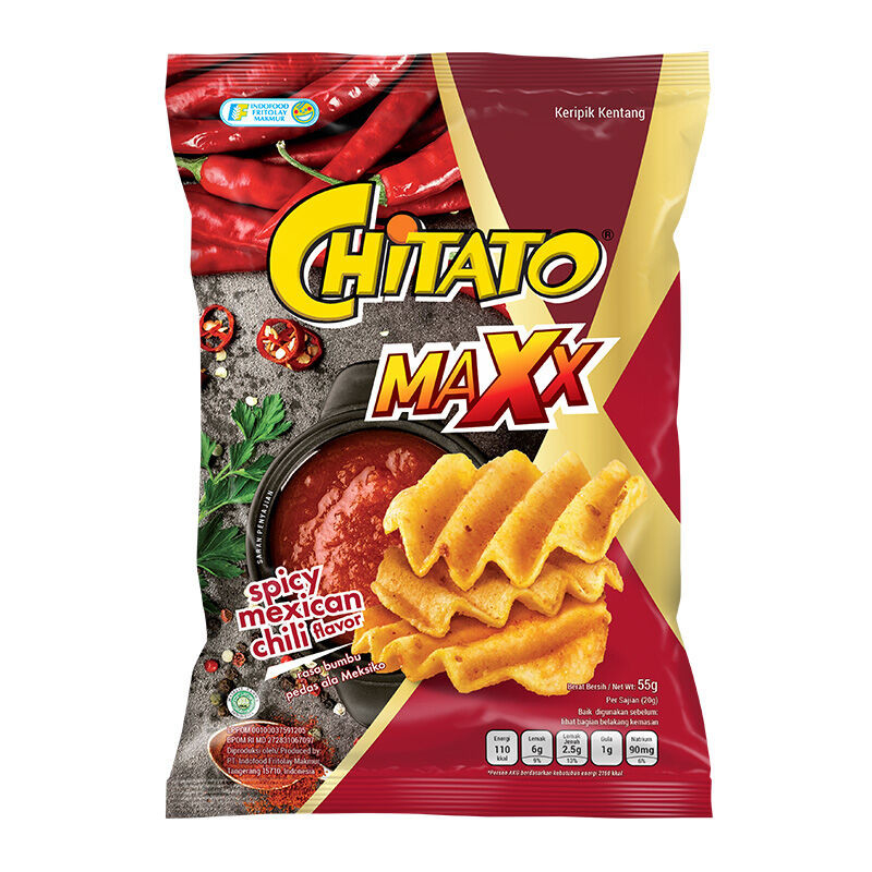 Jual Chitato Maxx Spicy Mexican Chili Flavour 68g Shopee Indonesia