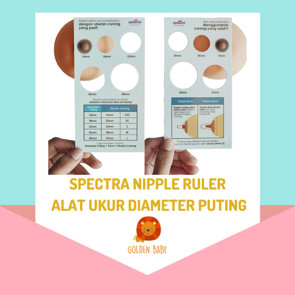 Jual Spectra Nipple Ruler | Alat Ukur Diameter Puting | Shopee Indonesia