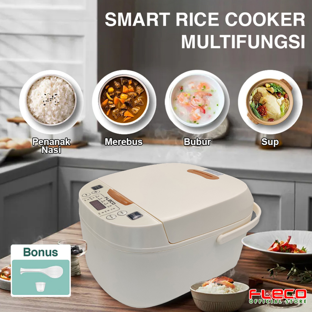 Jual RICE COOKER SMART MAGIC COM 2 LITER FLECO QB-801 MULTIFUNGSI LOW ...